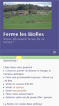 Mobile Screenshot of fermelesbiolles.ch