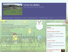 Tablet Screenshot of fermelesbiolles.ch